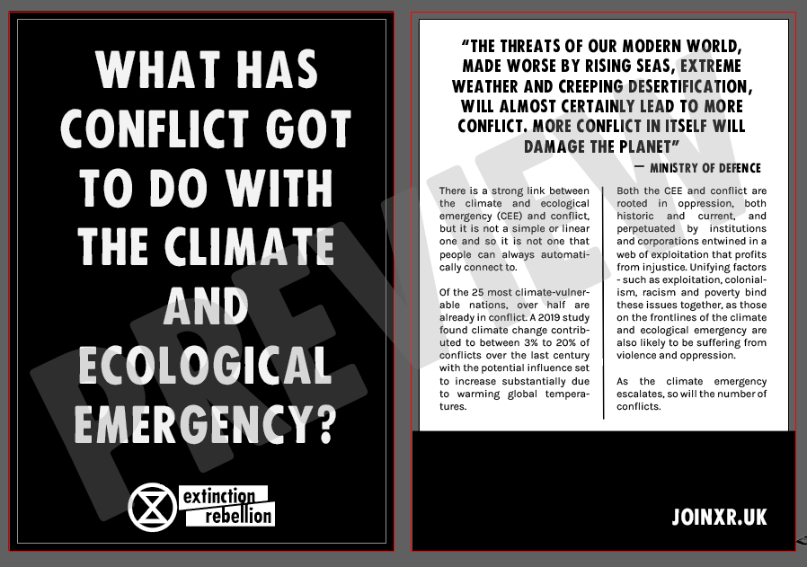 Conflict & Climate design