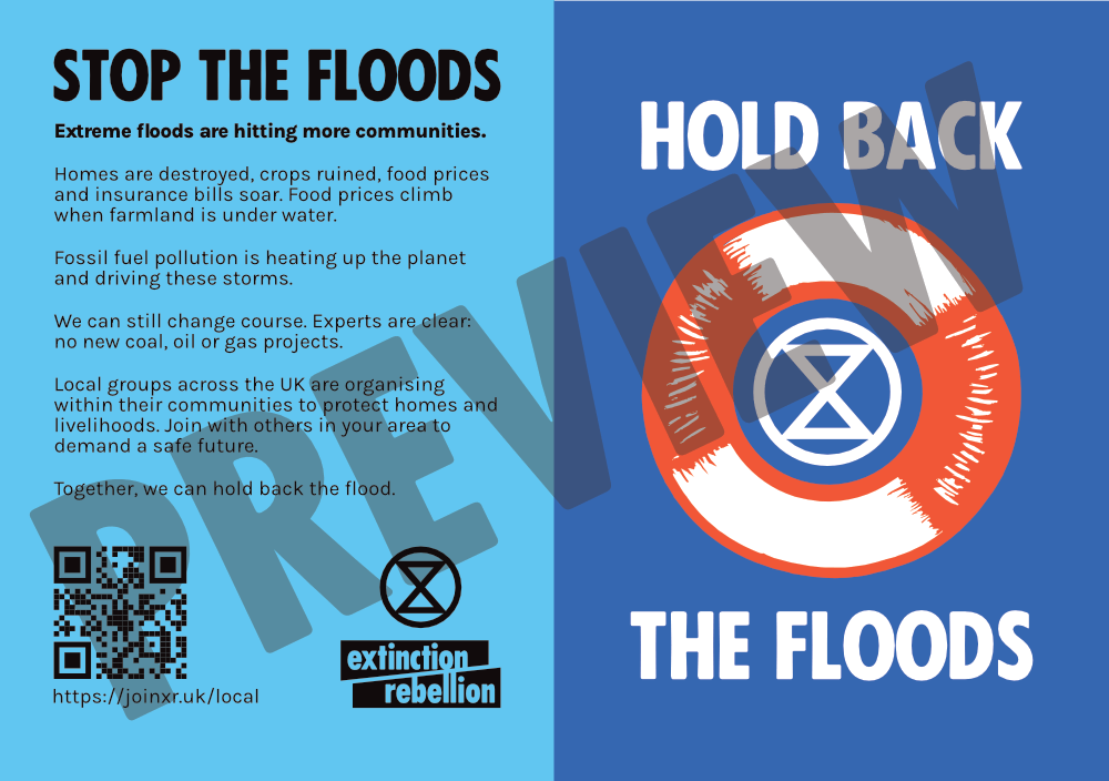Stop the Floods design