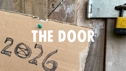 door and lock photo with 2026 sign